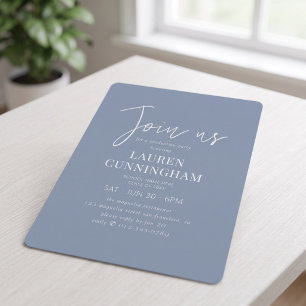 Abschluss Modern Einfach Minimalistisch Chic Einladung