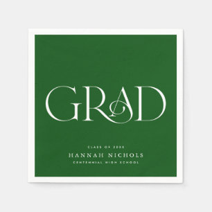 Abschluss Moderne Elegante Typ Green Napkins Serviette