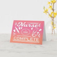 Abschluss Moderne rosa Grad Nurse