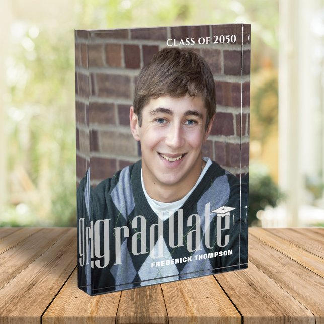 Abschluss Moderne Typografie Einfach Fotoblock (Von Creator hochgeladen)