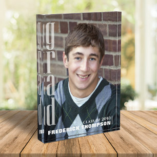 Abschluss Modernes Foto Einfache Typografie