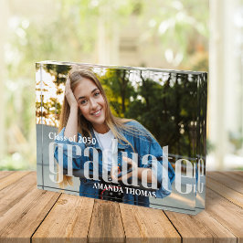 Abschluss Modernes Foto Typografie