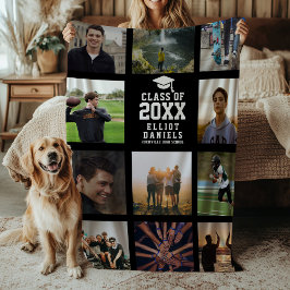 Abschluss Modernes Instagram Trendy Fotomaterial Fleecedecke