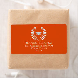 Abschluss Modernes klassisches Mortarboard Orange