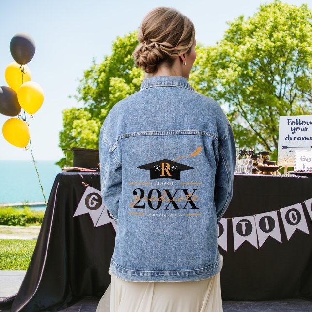 Abschluss Monogram Denim Jacket Jeansjacke (Von Creator hochgeladen)