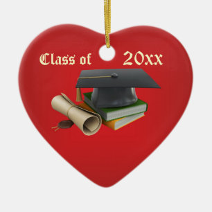 Abschluss-Mörser u. Diplom-Verzierung Keramik Ornament