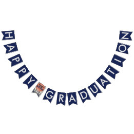 Abschluss NAME Basketball Navy Blue Wimpelkette