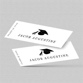 Abschluss Name Card - Ankündigung Einlegen