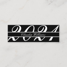 Abschluss Name Card . Elegante klassische Einsteck Telefonnummerkarte