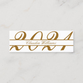 Abschluss Name Card . Elegante klassische Einsteck Telefonnummerkarte