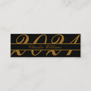 Abschluss Name Card . Elegante klassische Einsteck Telefonnummerkarte