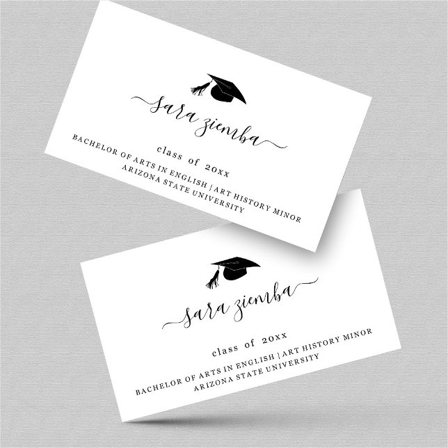 Abschluss Name Card Grad Ankündigung Einfügen Begleitkarte (Von Creator hochgeladen)