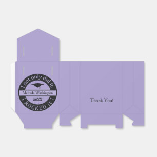 Abschluss-Name- u. -jahrbevorzugungstaschen Geschenkschachtel