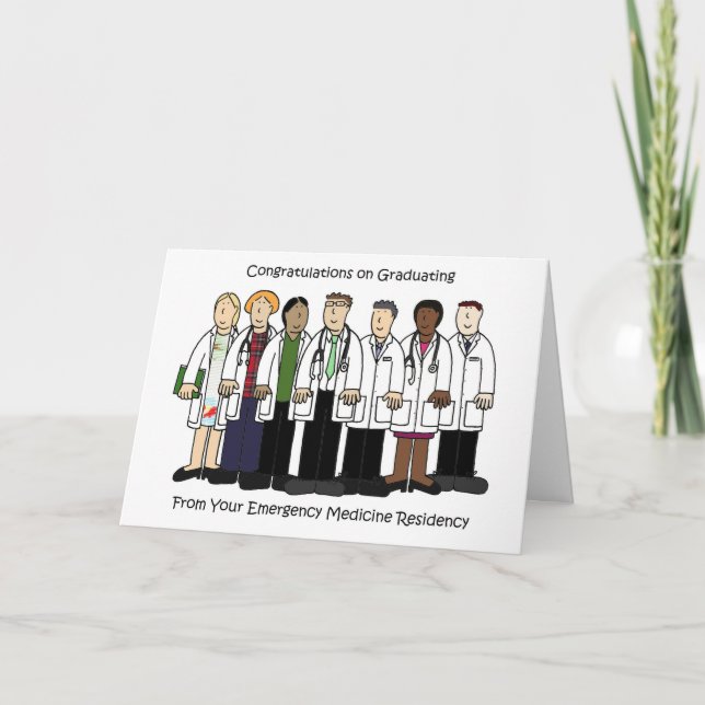 Abschluss Notfallmedizin Residency Karte (Vorderseite)