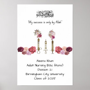 Abschluss Nurse Degree Poster