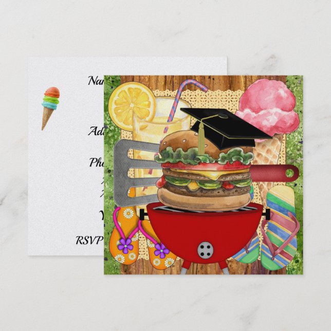 Abschluss oder Einladung (Vorne/Hinten)