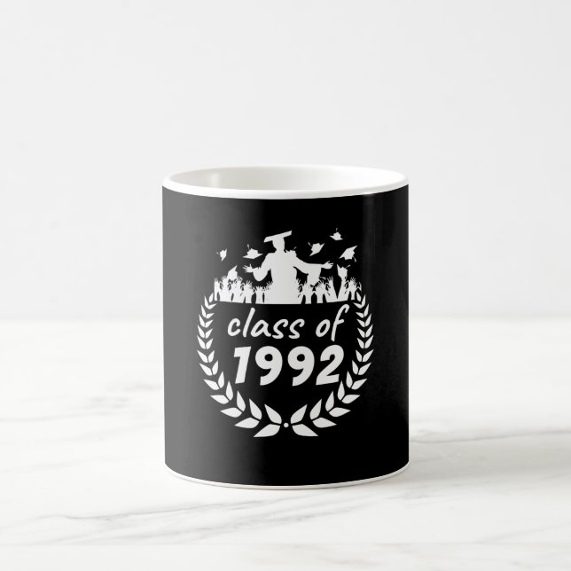 Abschluss- oder Wiedersehen-Designklasse von 1992 Kaffeetasse (Mittel)