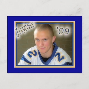 Abschluss-offenes Haus Einladungspostkarte