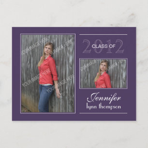 Abschluss-offenes Haus-Postkarte Einladungspostkarte