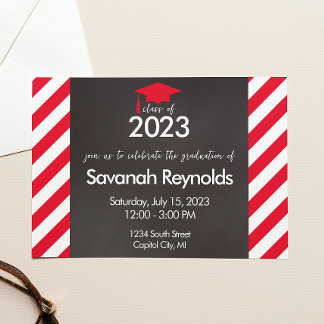 Abschluss Open House Einladung mit Foto