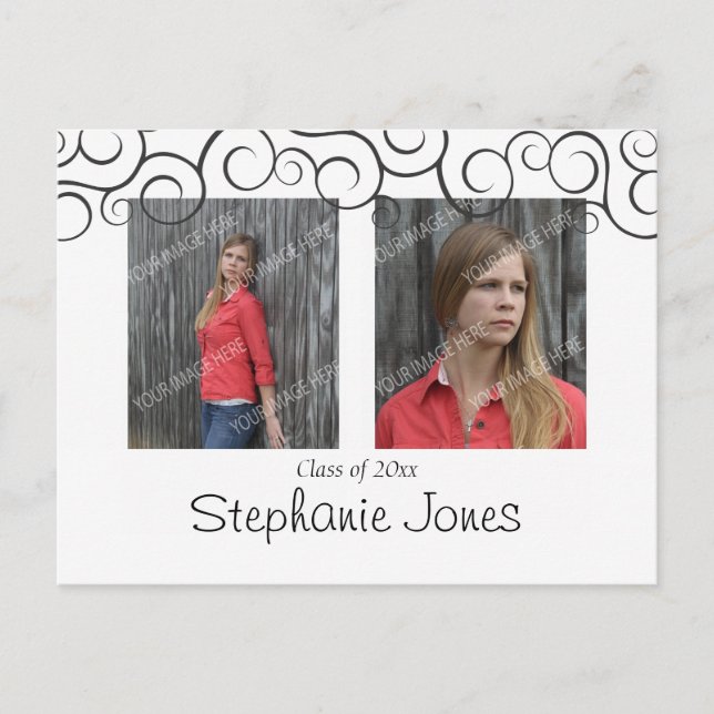 Abschluss Open House Postcard Einladungspostkarte (Vorderseite)