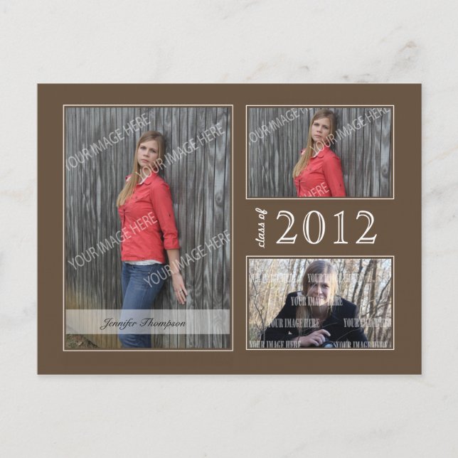 Abschluss Open House Postcard Einladungspostkarte (Vorderseite)