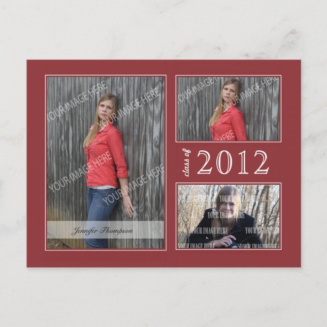 Abschluss Open House Postcard Einladungspostkarte (Vorderseite)