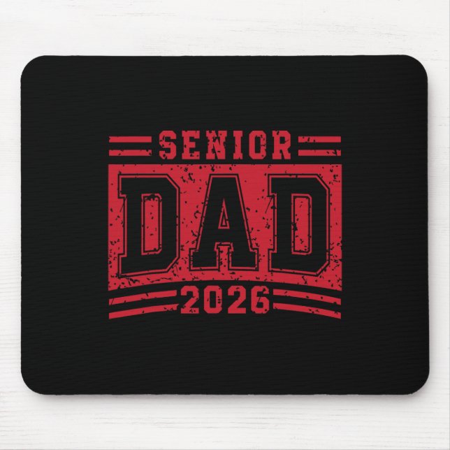 Abschluss Papa 2026 Abitur Stolzer Vater Absolvent Mousepad (Vorne)
