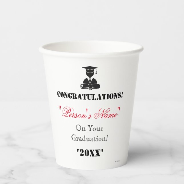 Abschluss Paper Cup - HAMbyWG Pappbecher (Vorderseite)