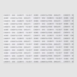 Abschluss-Papiere Seidenpapier