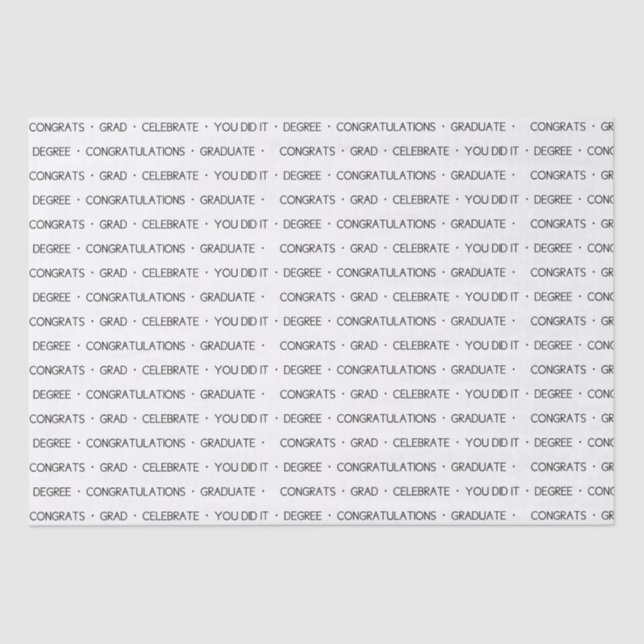 Abschluss-Papiere Seidenpapier (Vorderseite)