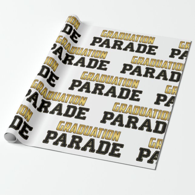 Abschluss-Parade Geschenkpapier (Ungerollt)