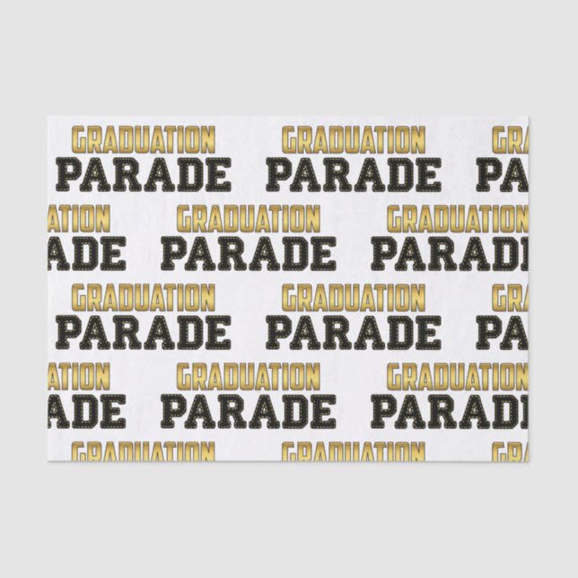 Abschluss-Parade Seidenpapier (Vorderseite)