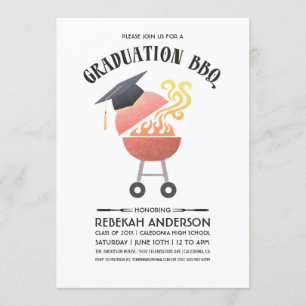 Abschluss-Party Einladungen   GRILLEN Party