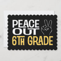 Abschluss Peace Out 6. Klasse Party