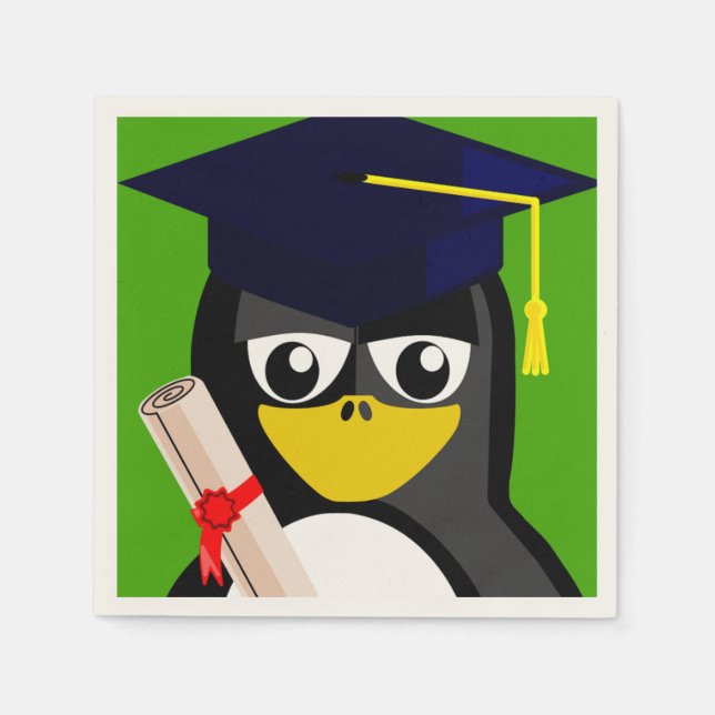 ABSCHLUSS PENGUIN SERVIETTE (Vorderseite)