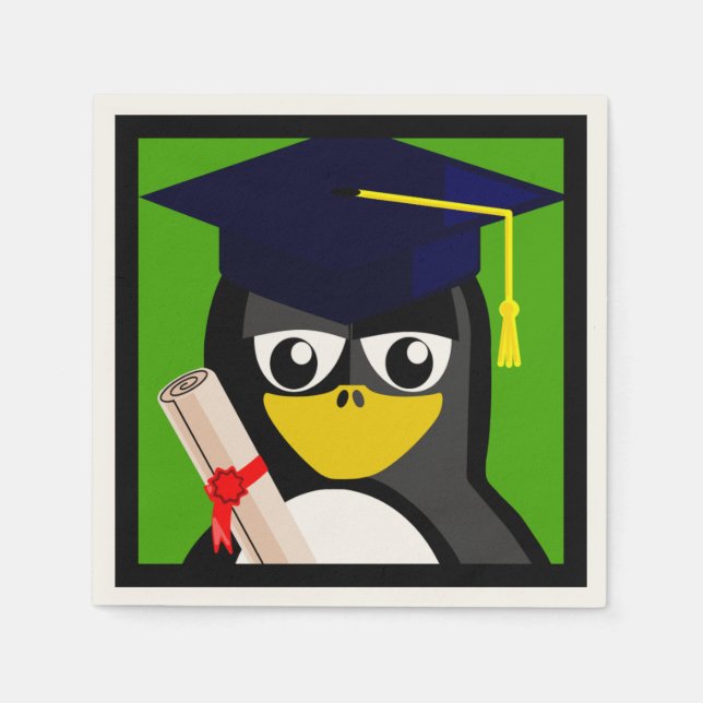 ABSCHLUSS PENGUIN SERVIETTE (Vorderseite)