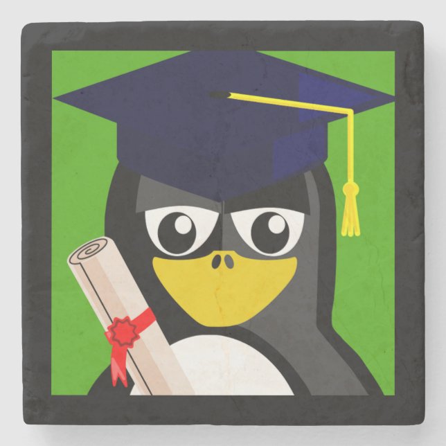 ABSCHLUSS PENGUIN STEINUNTERSETZER (Vorderseite)