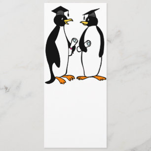 Abschluss Penguins Cartoon Ankündigung