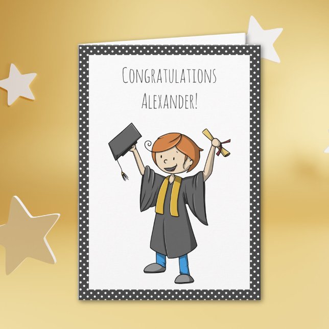 Abschluss Personalisiert Graduate Celebating Niedl Karte (Von Creator hochgeladen)