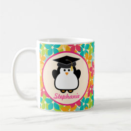 Abschluss personalisierte Penguin-Geschenkidee Tasse