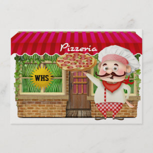 Abschluss Pizza Party - SRF Einladung
