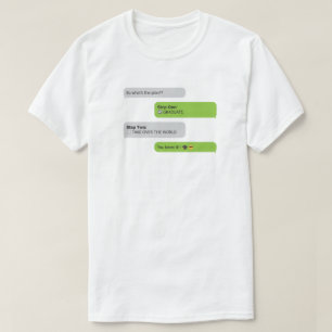 Abschluss Plan Chat T - Shirt