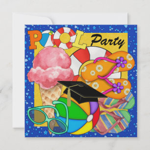 Abschluss Pool Party - SRF Einladung