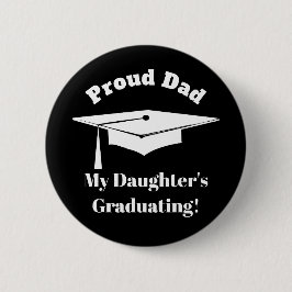 Abschluss Proud Parent Vater Graduation Cap Tassel Button