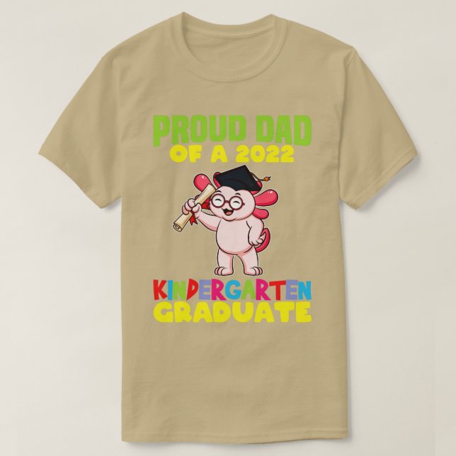 Abschluss Proud Vater 2022 Kindergarten Graduate 3 T-Shirt (Design vorne)
