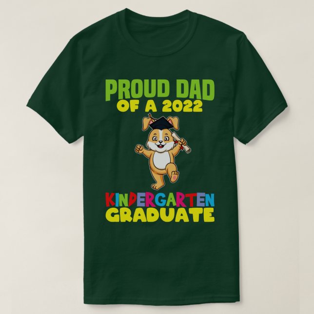 Abschluss Proud Vater 2022 Kindergarten Graduate 5 T-Shirt (Design vorne)