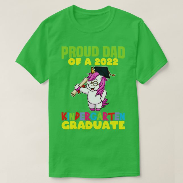 Abschluss Proud Vater 2022 Kindergarten Graduate 9 T-Shirt (Design vorne)