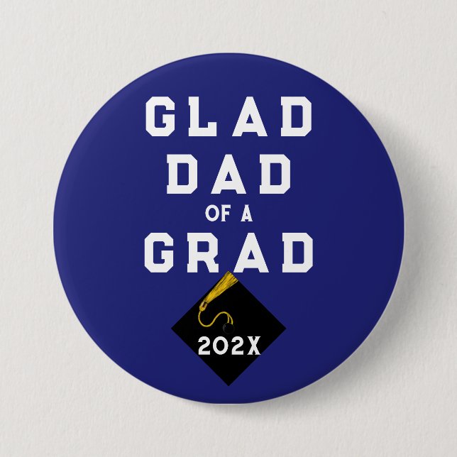 Abschluss Proud Vater Button (Vorderseite)