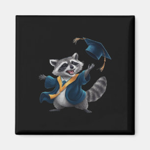 Abschluss Raccoon Magnet
